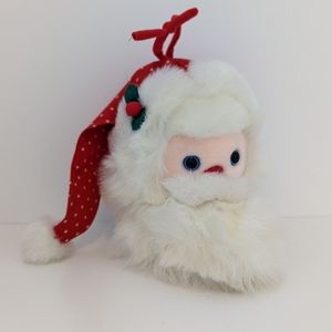 Vintage Dakin Plush Santa Pull Down Musical 1993 Christmas Song Works Baby